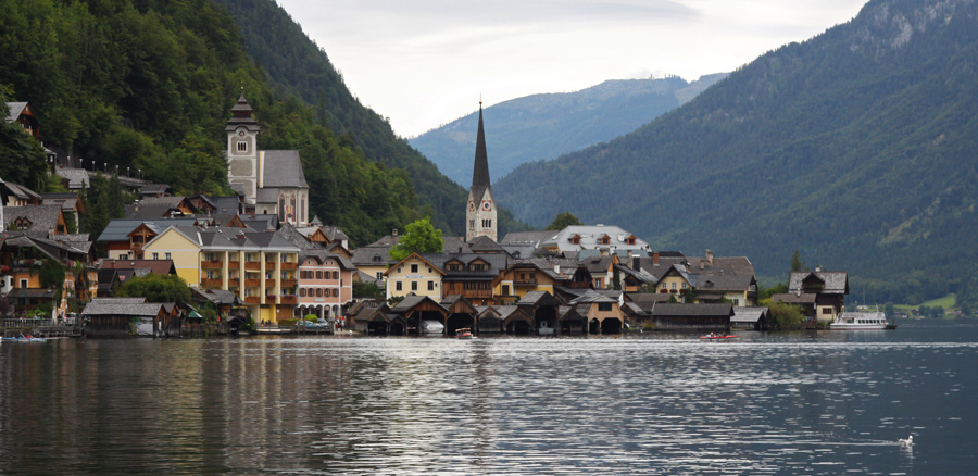 Автомобильное путешествие по Европе. Дни 10, 11 (21, 22 августа). Австрия. Hallstatt, водопад Krimmler.